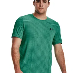 UNDER ARMOUR Seamless Grid Graphic Printed Short Sleeves Tshirt-image-58