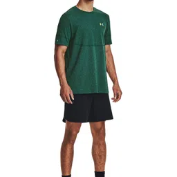 UNDER ARMOUR UA RUSH Seamless Legacy Printed Slim-Fit T-Shirt image 5