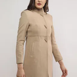 The Roadster Lifestyle Co Woollen Single-Breasted Overcoat image 3