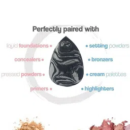 Veoni BELLE Set Of 3 Professional Super Soft Latex Free Makeup Blender - Black image 3