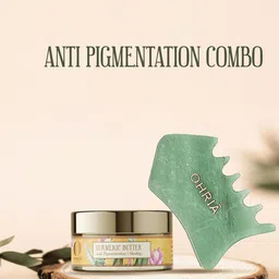 OHRIA AYURVEDA Anti Pigmentation Skin & Hair Growth Tool and Turmeric Butter 25gm image 3