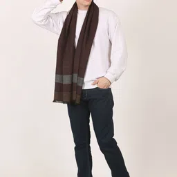 Calvadoss Men Checked Acrylic Mufflers image 3