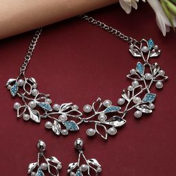 ZENEME Silver-Plated CZ Jewellery Set-picture-23