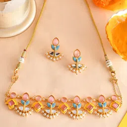 Voylla Gold-Plated CZ Jewellery Set-picture-14