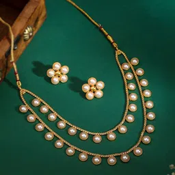THE AAB STUDIO Gold-Plated Beaded Jewellery Set-image-13