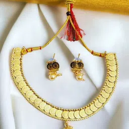 The Pari Gold-Plated Temple Jewellery Set-picture-13