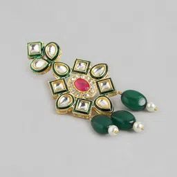 Anouk Gold-Plated Kundan Jewellery Set image 5