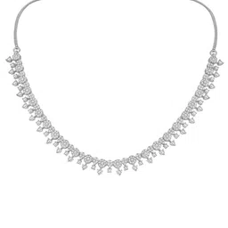 Peora Silver-Plated Cubic Zirconia-Studded Jewellery Set image 5