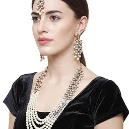 Anouk Gold-plated Kundan-Studded Jewellery Set-picture-26
