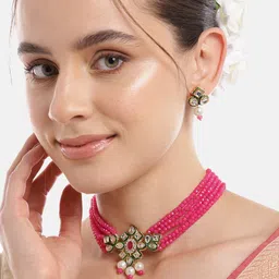 Anouk Gold-Plated Kundan Jewellery Set-picture-44