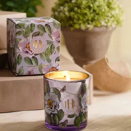 Pure Home and Living Purple Lavender And Chamomile Wax Filled Jar Candle-picture-29