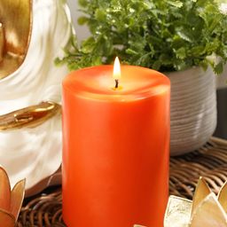 Pure Home and Living Orange Playful Berries Pillar Candle-picture-5