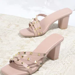 Try Me Embellished Ethnic Block Mules-picture-12