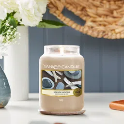 YANKEE CANDLE Brown Seaside Woods Scented Jar Candles-image-39