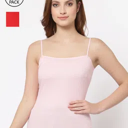 Floret Women Pack Of 2 Solid Camisoles-image-71