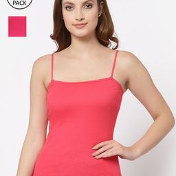 Floret Women Pack Of 2 Solid Camisoles-picture-14