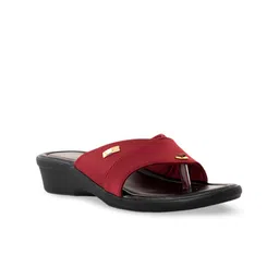 Khadims Open Toe Wedge Heels-picture-22