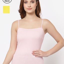 Floret Women Pack Of 2 Solid Camisoles-picture-2