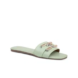 Inc 5 Embellished Open Toe Flats-picture-19