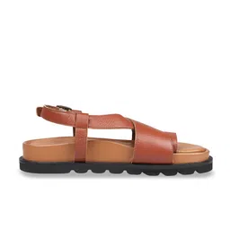 Hidesign SPARTA Leather One Toe Flats With Buckles image 4