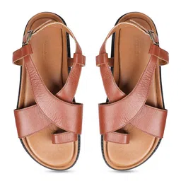 Hidesign SPARTA Leather One Toe Flats With Buckles image 5