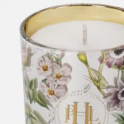 Pure Home and Living Green Jasmine Garland Wax Filled Scented Jar Candle image 3