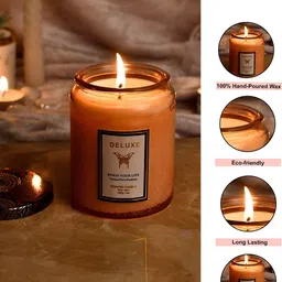 TAYHAA Pink Tranquil Breeze Scented Candle With Lid image 4