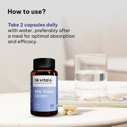 HealthKart HK Vitals Milk Thistle Extract 600mg,  120 capsules  image 5