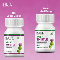 INLIFE Milk Thistle (800mg),  60 veggie capsule(s)  image 5