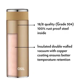 BOROSIL Travelsmart Vacuum Insulated Flask Water Bottle 260ml image 3