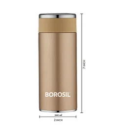 BOROSIL Travelsmart Vacuum Insulated Flask Water Bottle 260ml image 5
