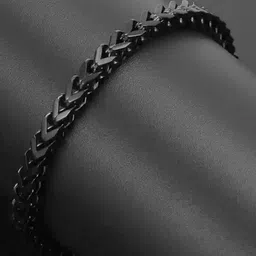MEENAZ Men Silver-Plated Link Bracelet-picture-38