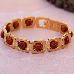 Japam Gold Plated Essential Rudraksha Bracelet-picture-54