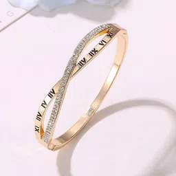 Jewels Galaxy Women Brass Gold-Plated Bangle-Style Bracelet-picture-24