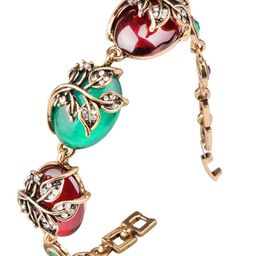 YouBella Women Gold-Plated Stone Studded Link Bracelet-picture-13