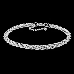 NAKABH Men Silver-Toned Silver-Plated Link Bracelet-picture-38