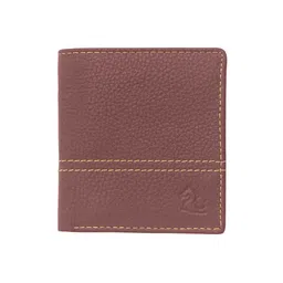 Kara Men Maroon Solid Two Fold Leather Wallet-picture-10