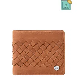 Eske Men Textured Leather RFID Two Fold Wallet-image-70