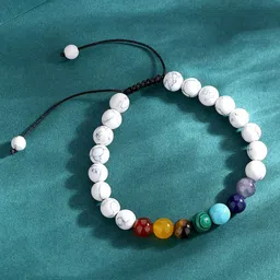HOT AND BOLD 7 Chakra Natural Gemstones Beads Wraparound Bracelet-picture-21