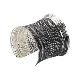 DIVASTRI Women Silver-Plated Cuff Bracelet-picture-38