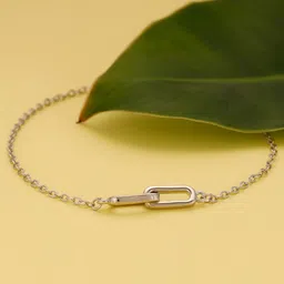GIVA 925 Sterling Silver Rhodium Plated Adjustable Continuity Bracelet-picture-34
