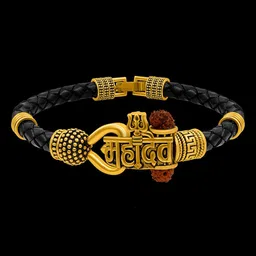NAKABH Men Golden Bracelet image 2