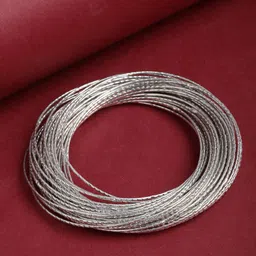 VOGUE PANASH Women Silver-Plated German Silver Multistrand Bracelet image 2