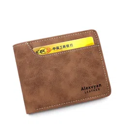 Alexvyan Men Leather Two Fold Wallet image 3