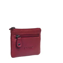 CALFNERO Unisex Leather Zip Around Wallet image 4