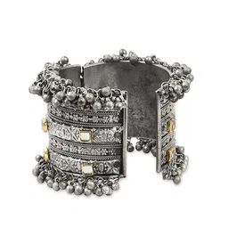The Pari Women Silver-Plated Bangle-Style Bracelet image 2