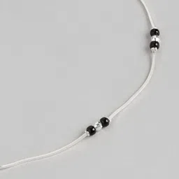 Zavya Women 925 Sterling Silver Rhodium-Plated Anklet image 5