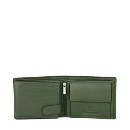 WildHorn Men Olive Green Solid Two Fold Wallet image 3