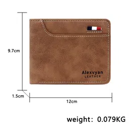 Alexvyan Men Leather Two Fold Wallet image 4