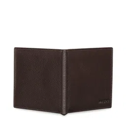 MAI SOLI Men Brown Solid RFID Protected Leather Money Clip Wallet image 3